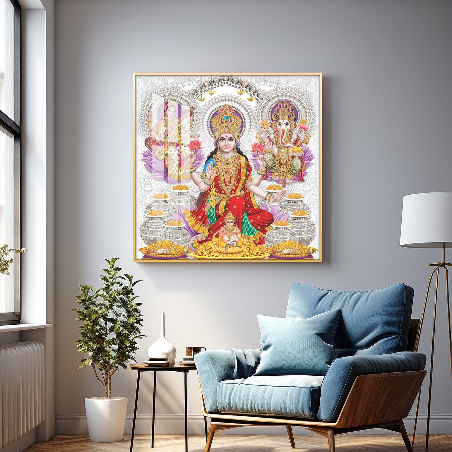 Supreme Deities Premium Acrylic Square Wall Art