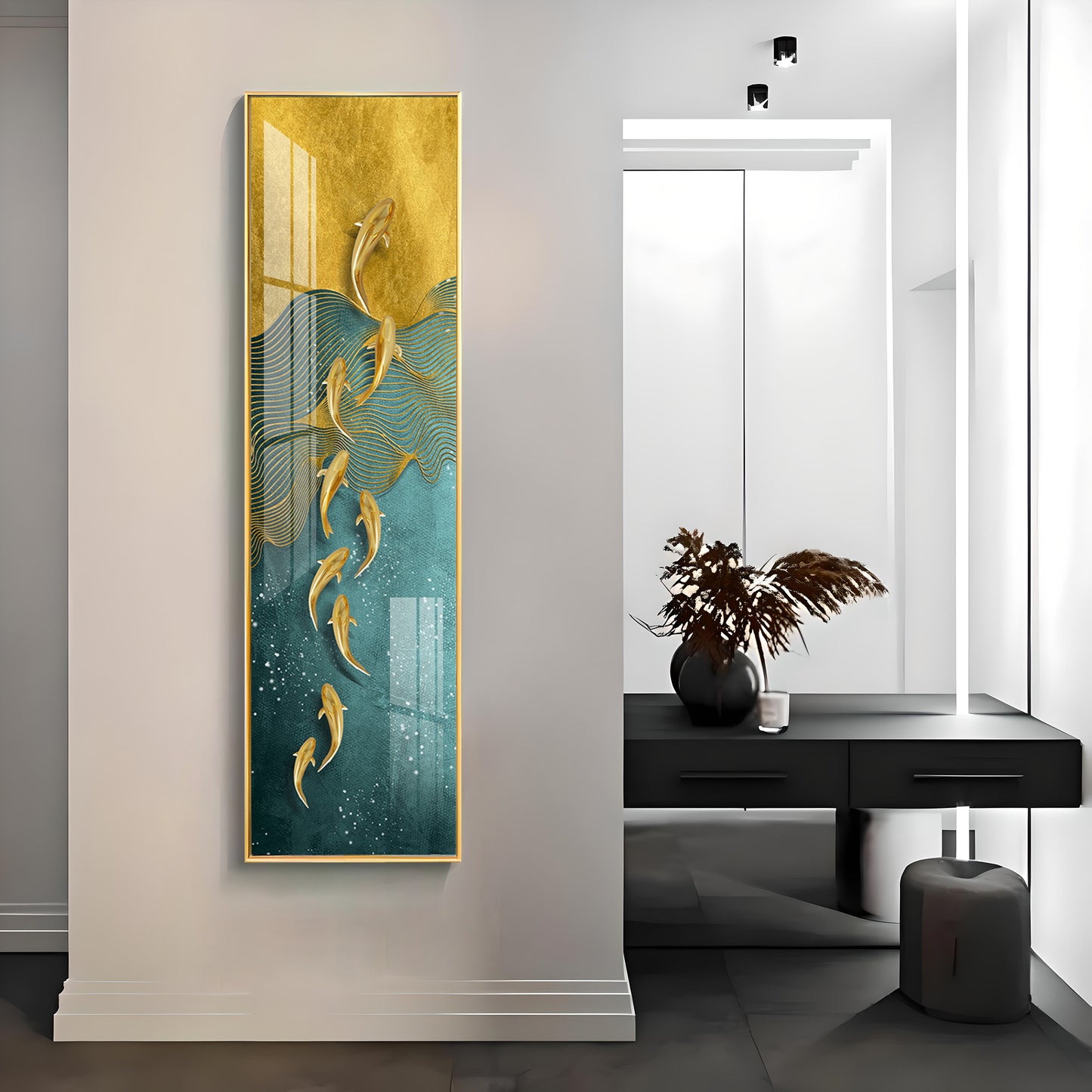 Limitless Delights Premium Acrylic Vertical Wall Art