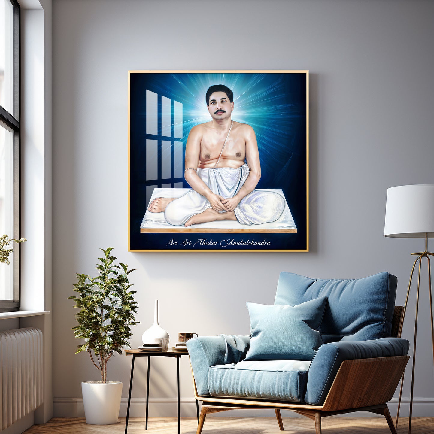 Sri Sri Thakur Anukulachandra Premium Acrylic Wall Art