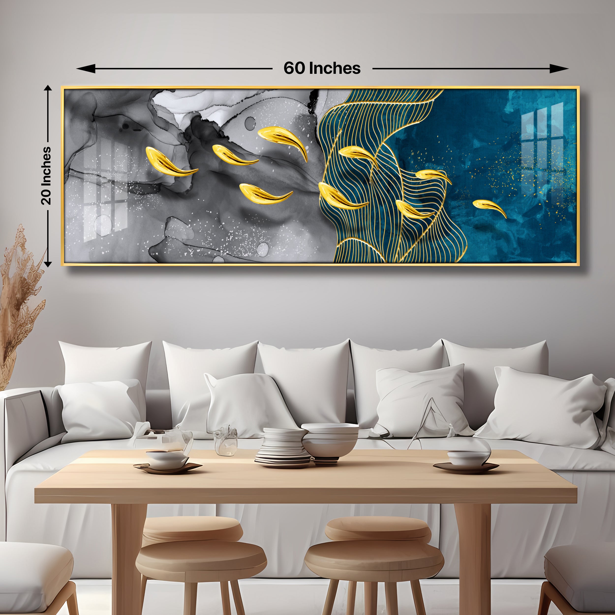 Limitless Delights Luxury Crystal Horizontal Wall Art