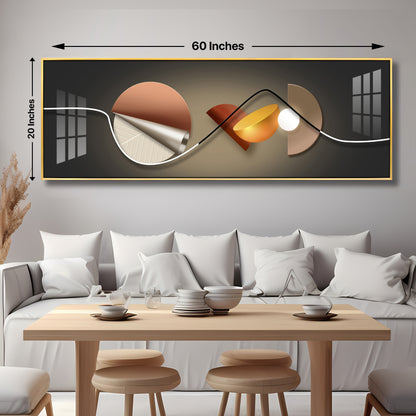 Floating Figures Premium Acrylic Horizontal Wall Art