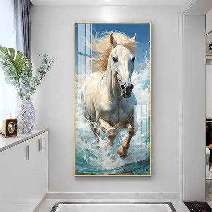 Charismatic Horse Premium Acrylic Vertical Wall Art