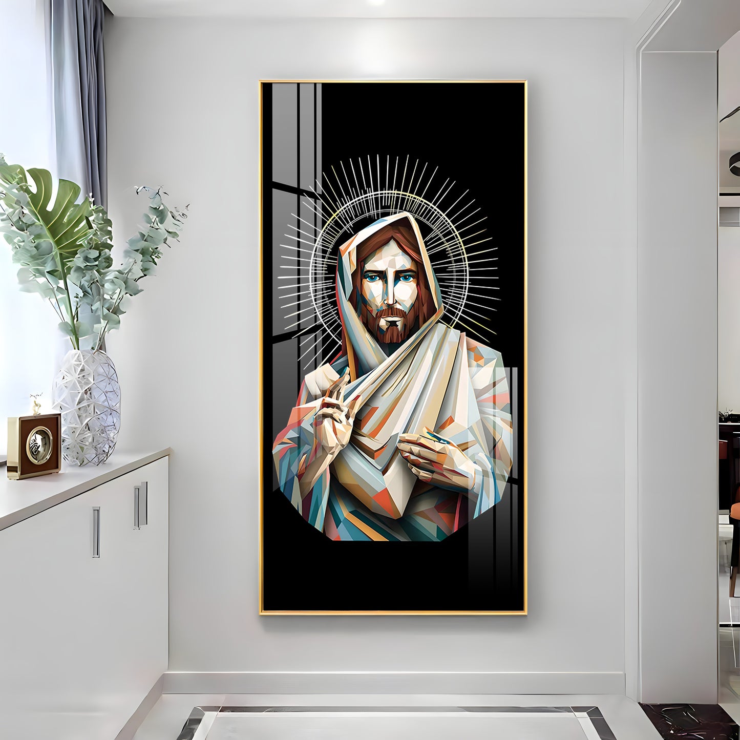 Jesus Premium Acrylic Vertical Wall Art