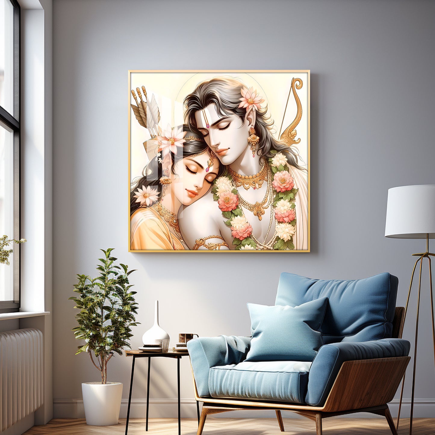 Siyaram Premium Acrylic Square Wall Art