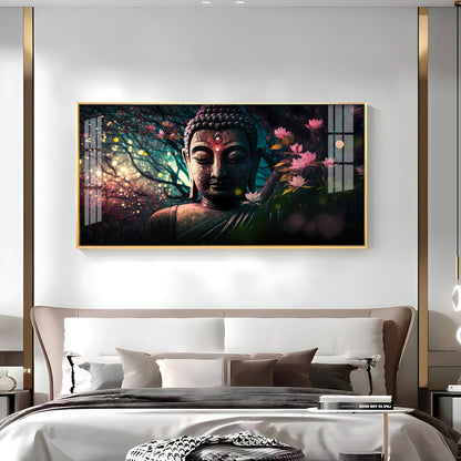 Calm Buddha Premium Acrylic Horizontal Wall Art