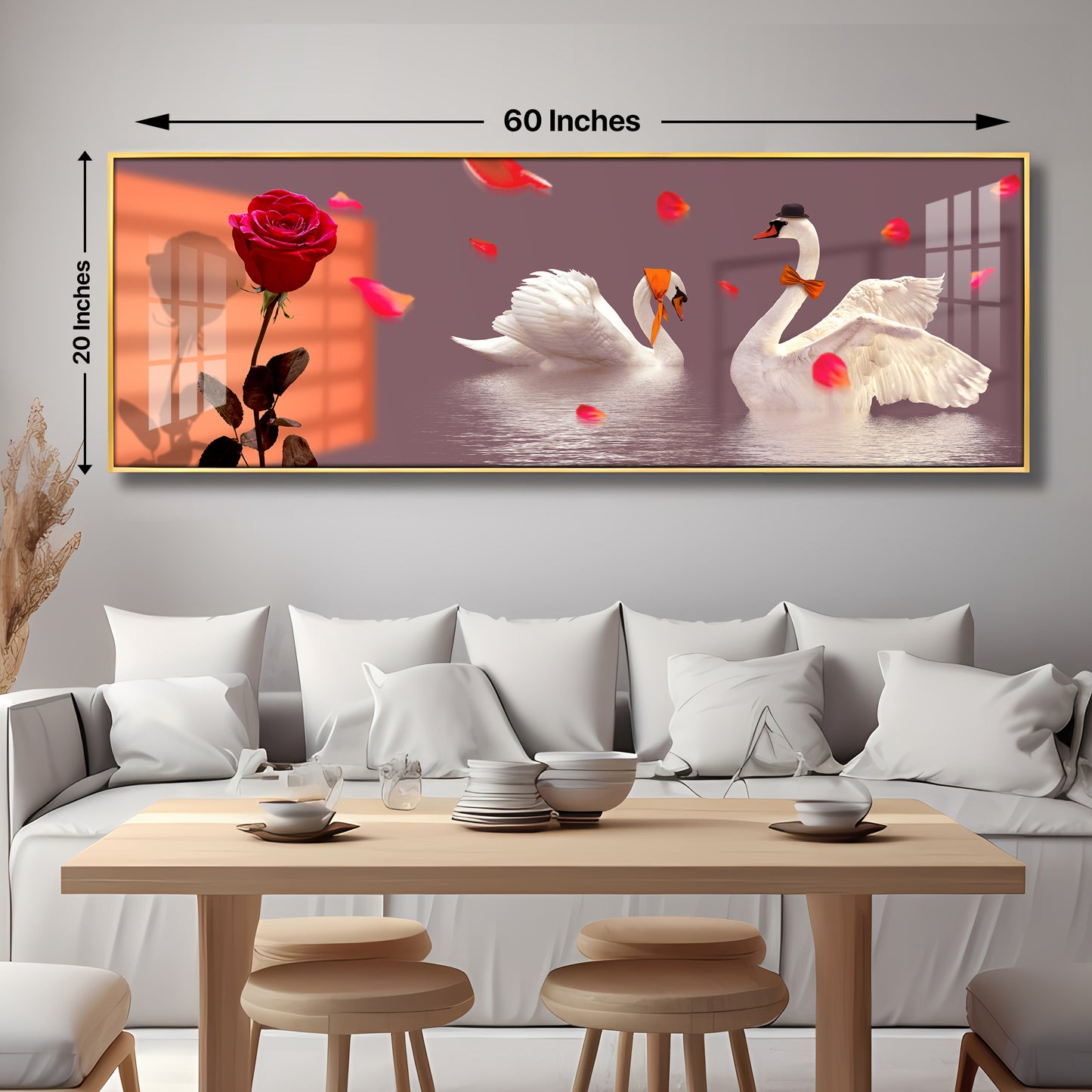 Love Is In The Air Premium Acrylic Horizontal Wall Art