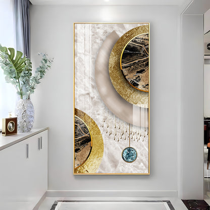 Annual Rings Premium Acrylic Vertical Wall Art