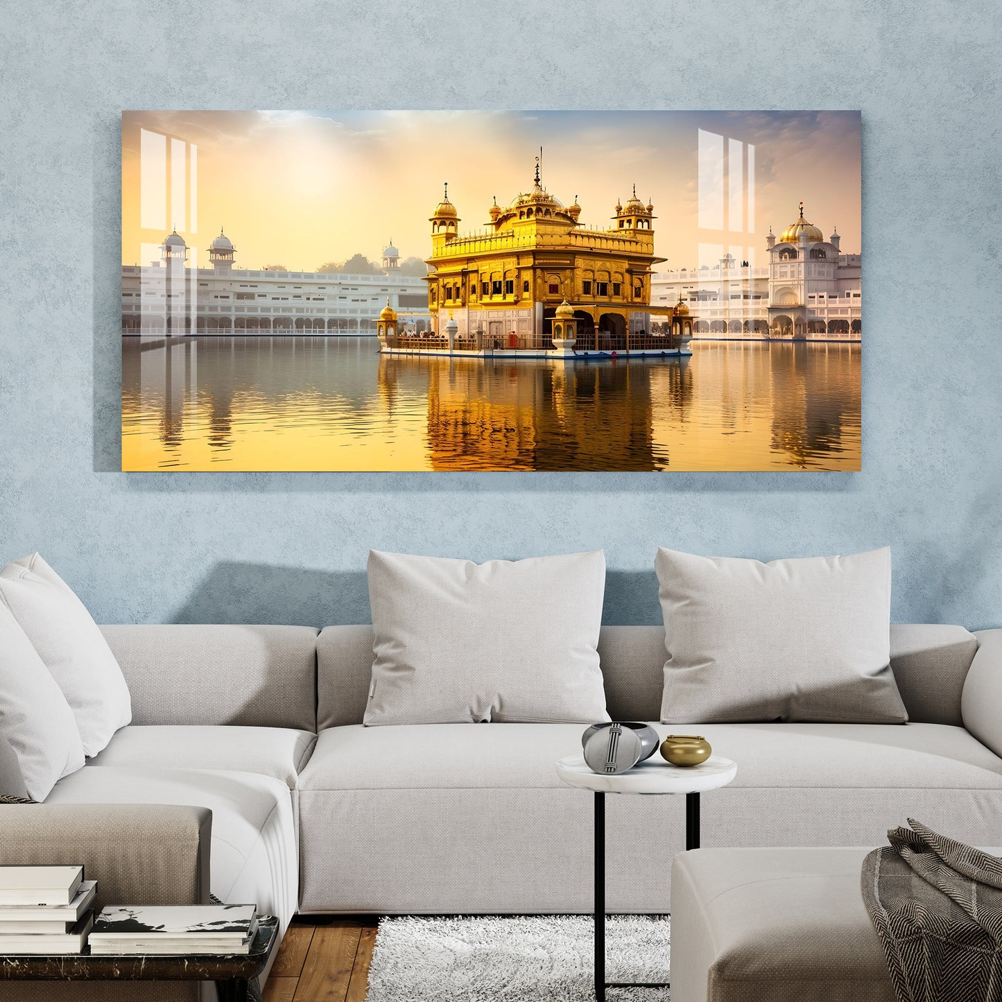 Holy Place Golden Temple Acrylic Wall Art