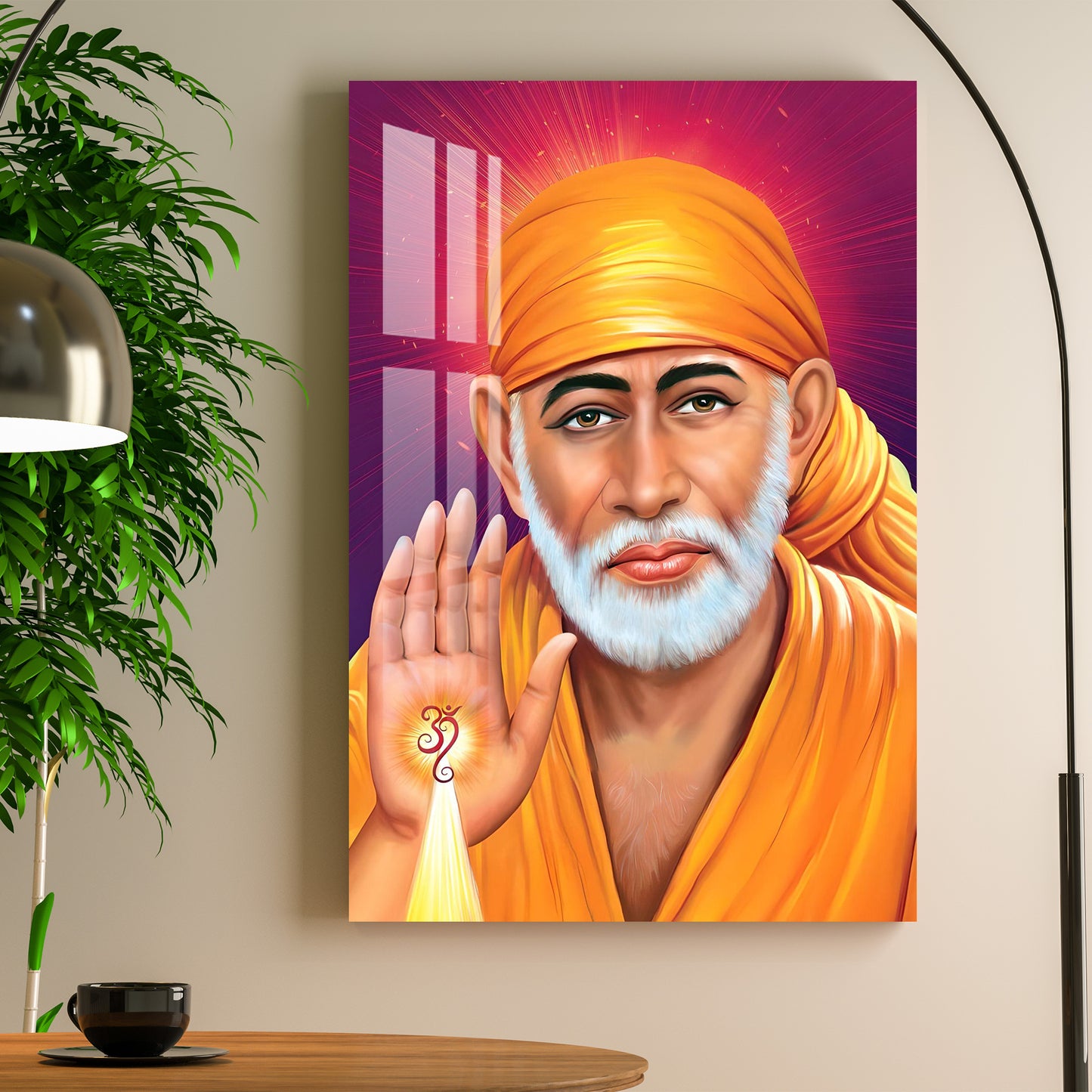 Sai Baba Acrylic Wall Art