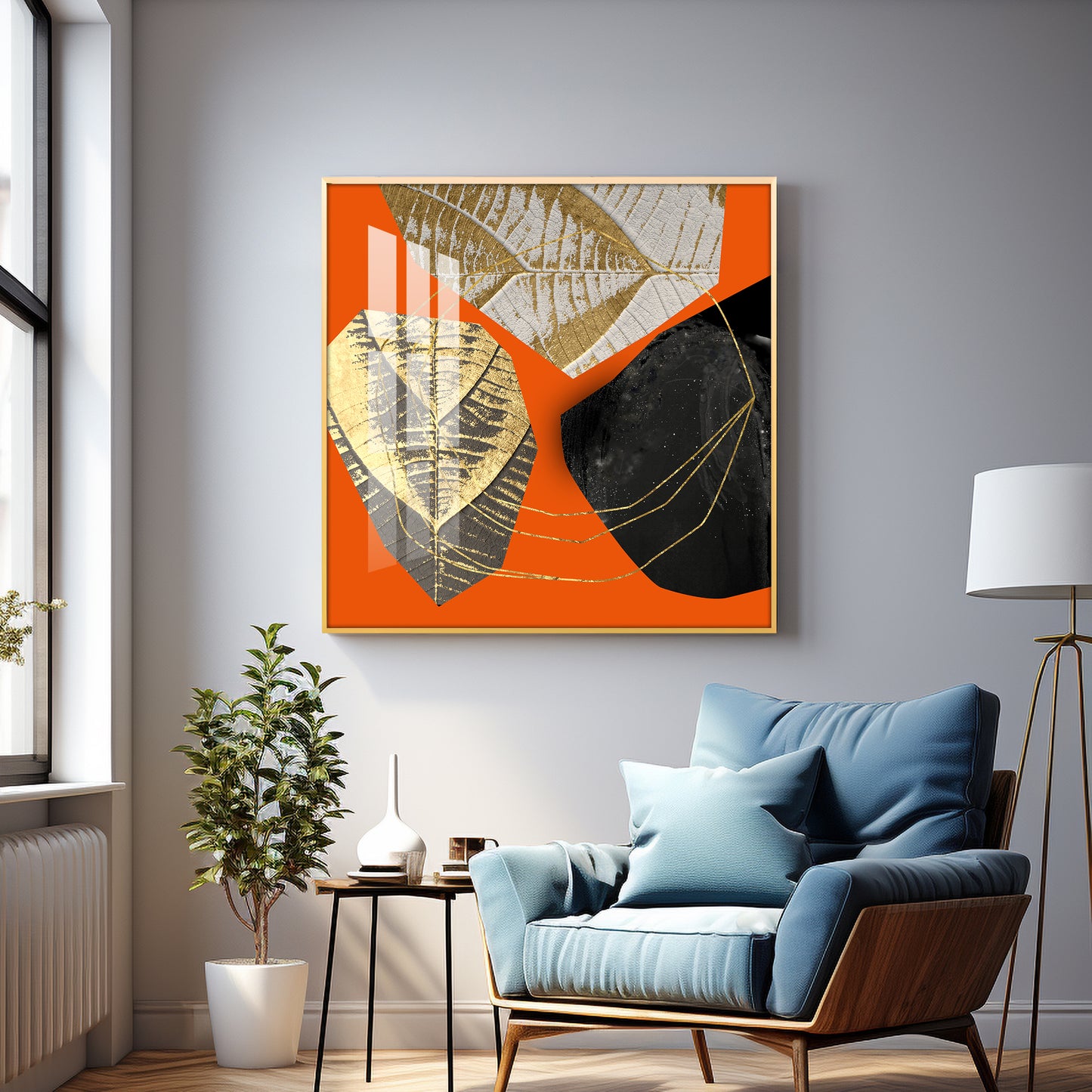 Modern Bohemian Premium Acrylic Square Wall Art