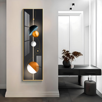 Circular Radiance Premium Acrylic Vertical Wall Art