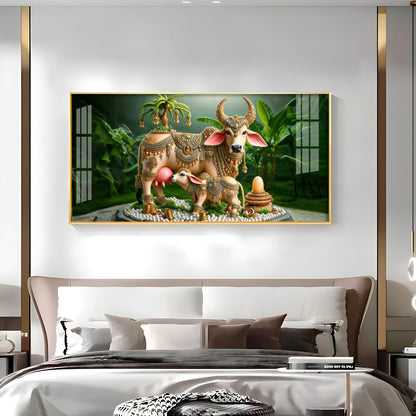 Nandi Jewelled Adornments Premium Acrylic Horizontal Wall Art