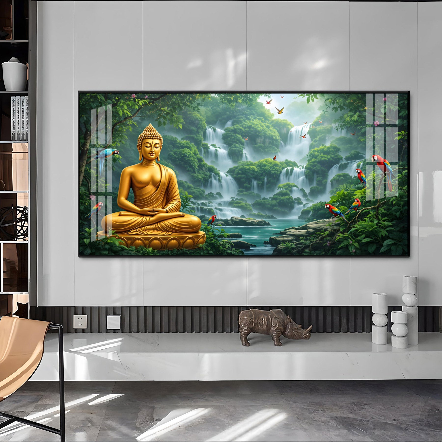 Ascendant Buddha Vision Premium Acrylic Horizontal Wall Art