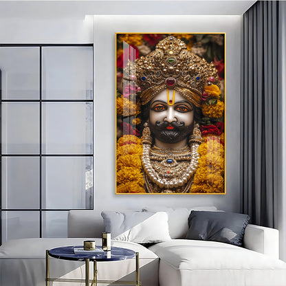 Shree Khatu Shyam Premium Vertical Acrylic Wall Art