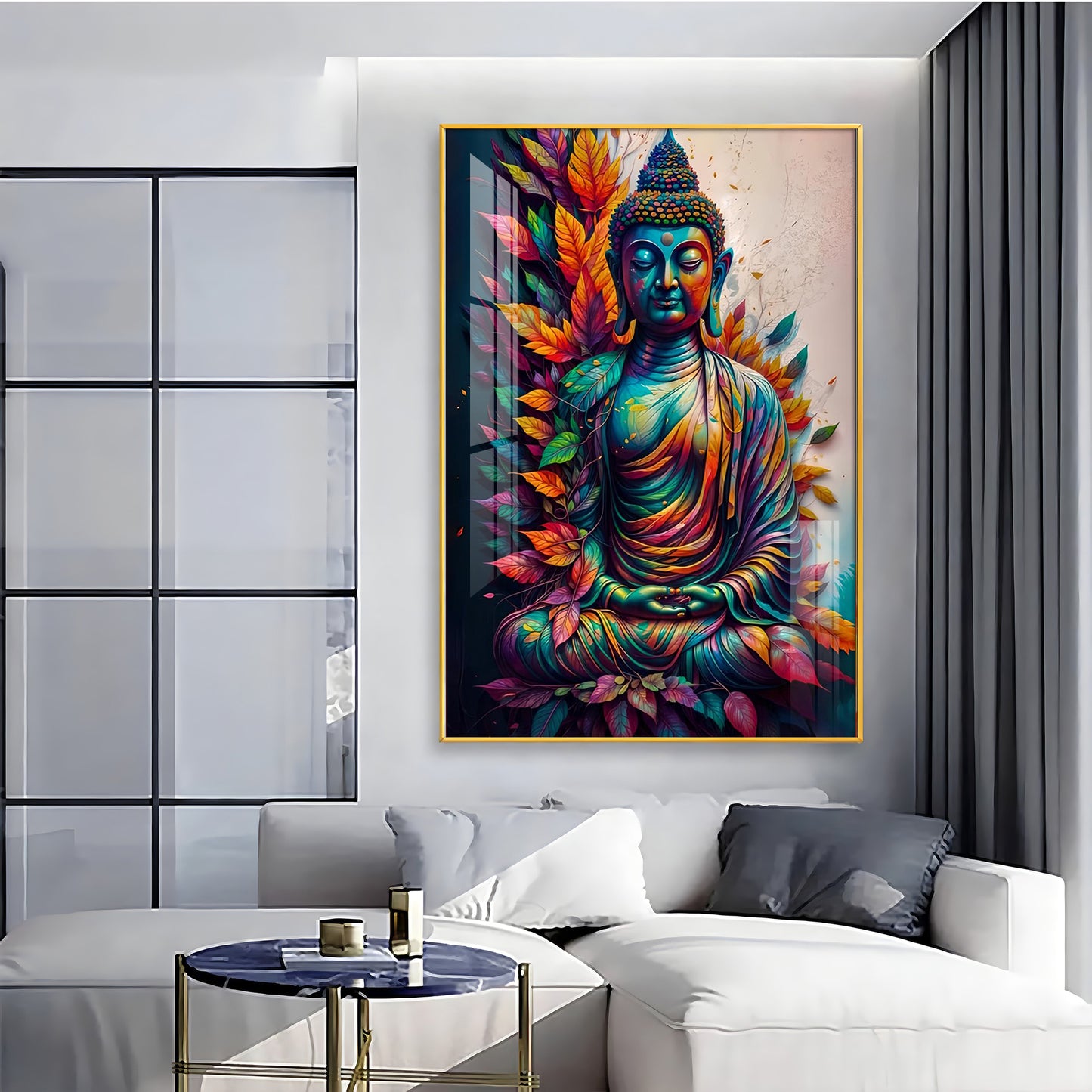 Perpetual Buddha Premium Acrylic Vertical Wall Art