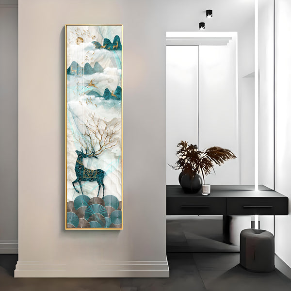 Buy The Lucky Deer Premium Acrylic Vertical Wall Art Online @ Best ...