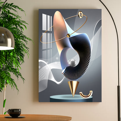 The Rotating Shell Acrylic Wall Art