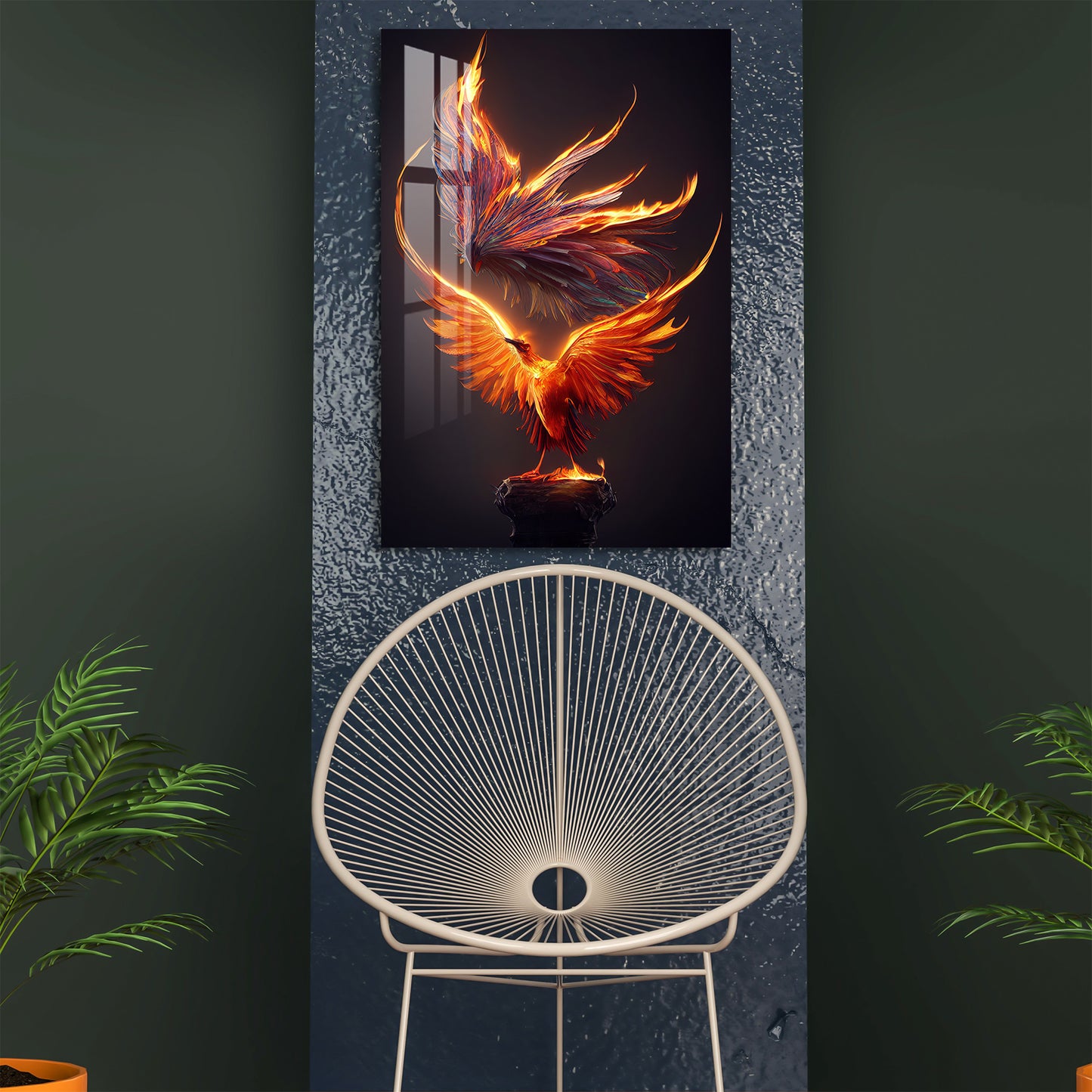 Mythological Bird Acrylic Wall Art