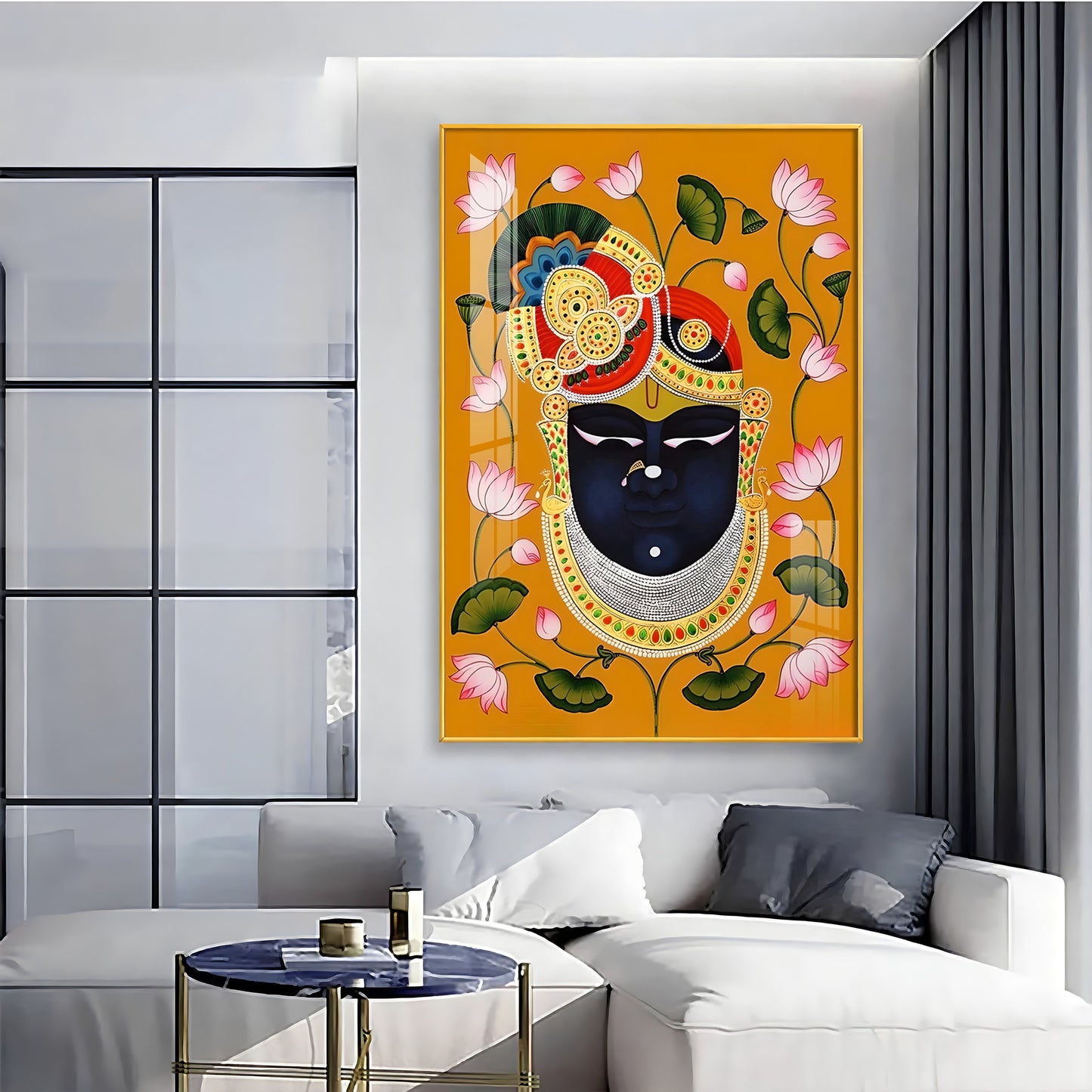 Divine Shreenathji Premium Vertical Acrylic Wall Art