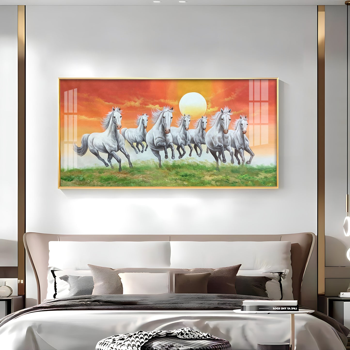 The Rising Sun Premium Acrylic Horizontal Wall Art