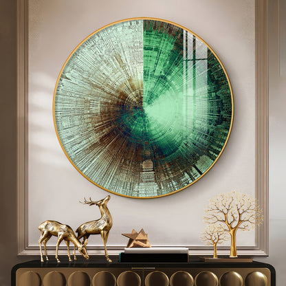 Sphere of Serenity Premium Acrylic Round Wall Art