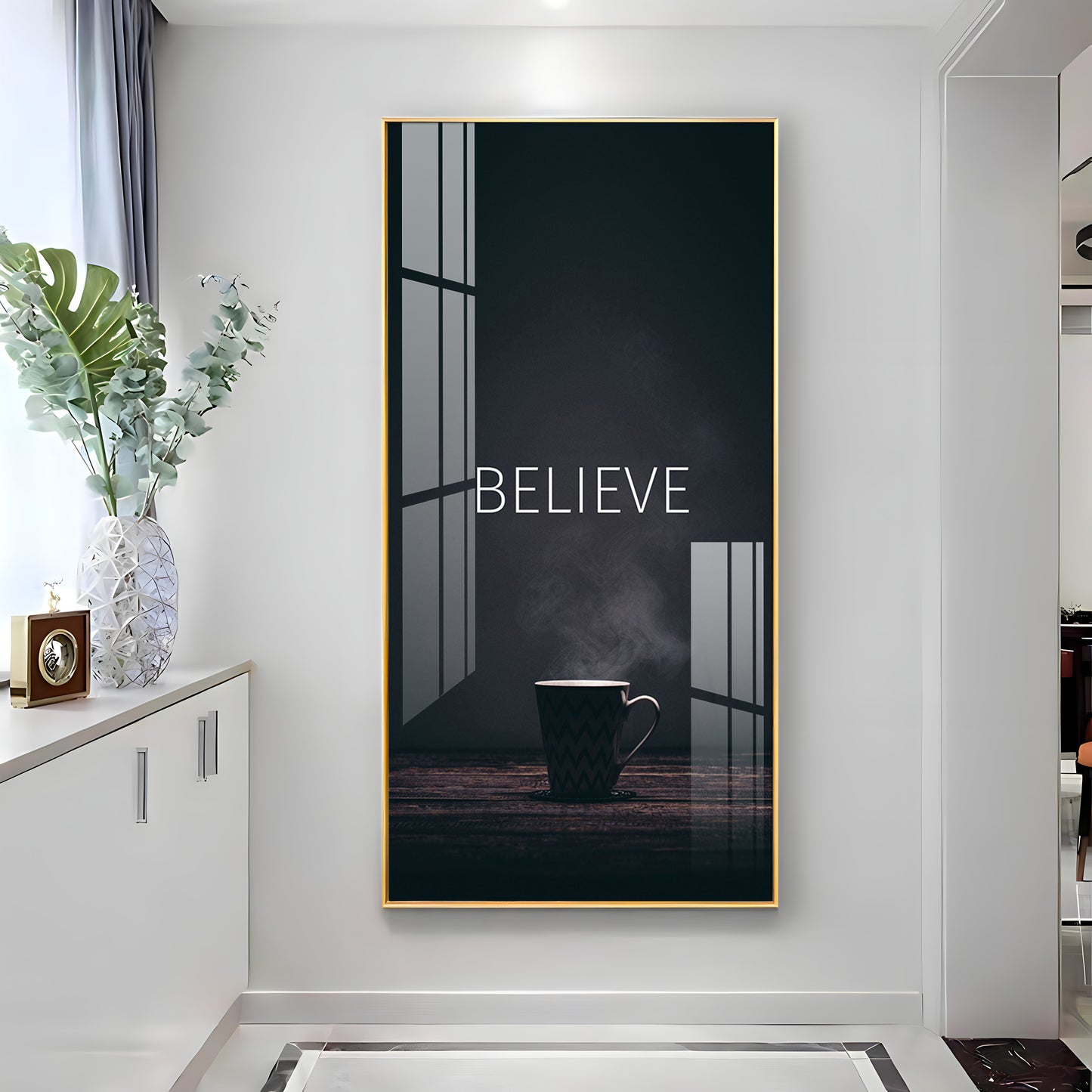 Believe Premium Acrylic Vertical Wall Art