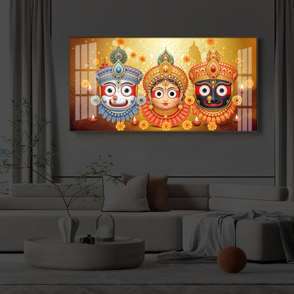 Jai Jagannath Modern Luxury Backlight Horizontal Wall Art