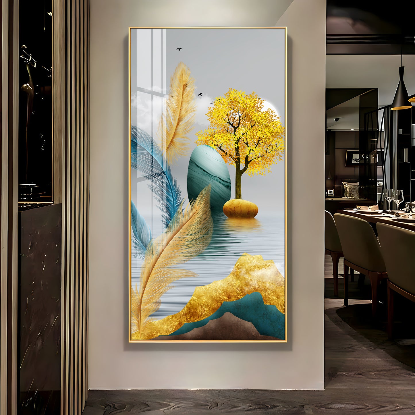 Charming Nature Premium Acrylic Vertical Wall Art