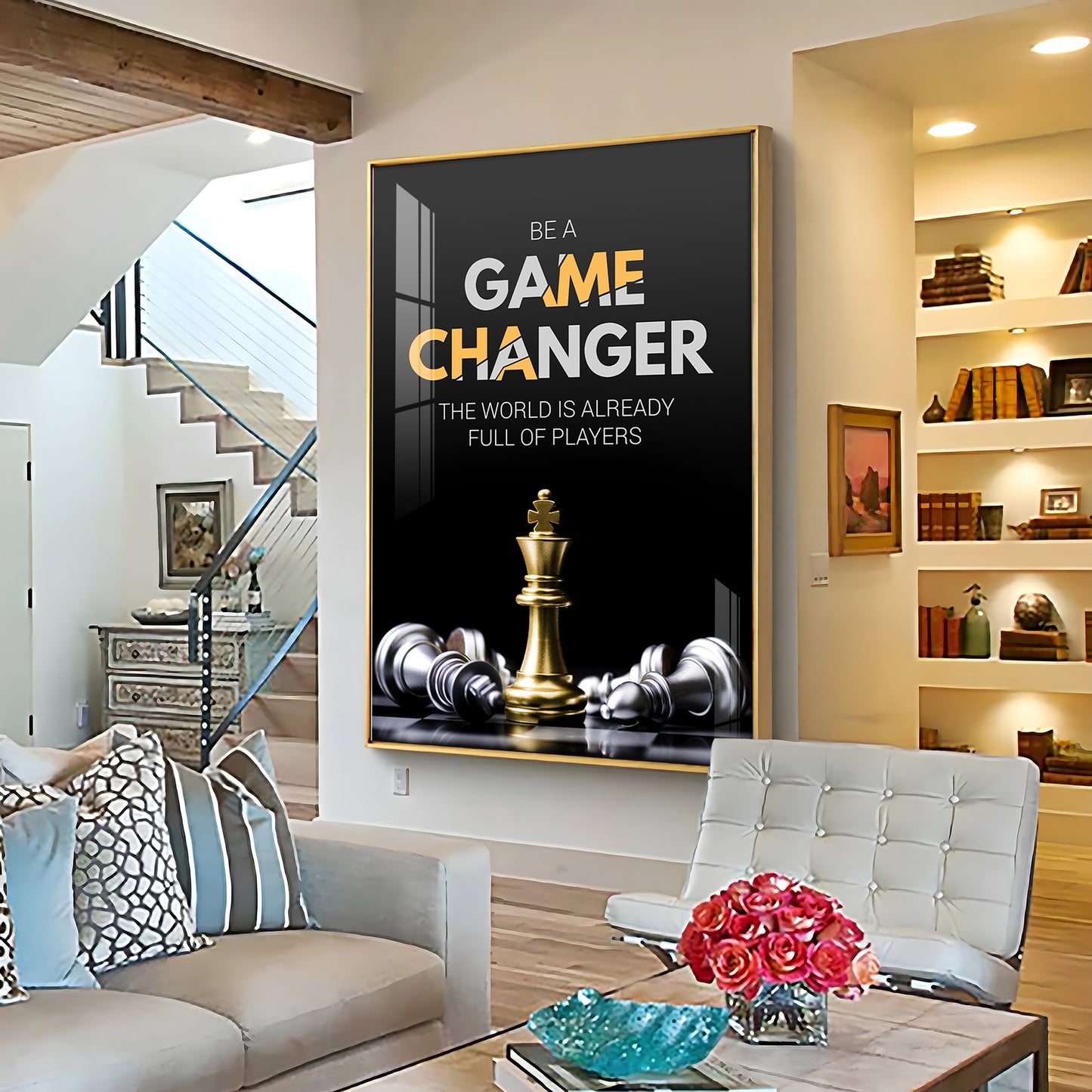 Be A Game Changer Premium Acrylic Vertical Wall Art