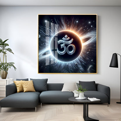 Om Premium Acrylic Square Wall Art