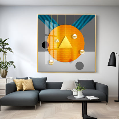 Geometric Light Luxury Premium Acrylic Square Wall Art