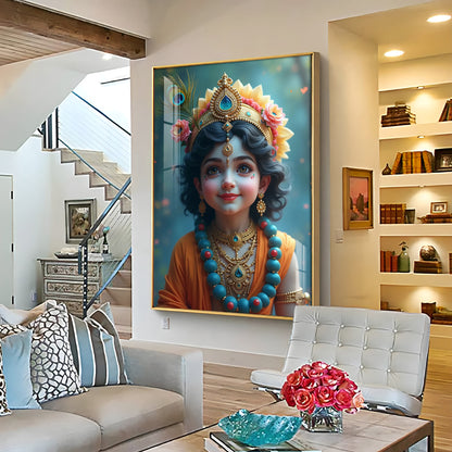 Little Krishna Resonance Premium Acrylic Wall Art