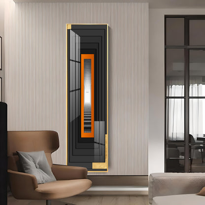 Ember Glow Frame Premium Acrylic Vertical Wall Art