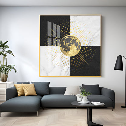 Golden Universe Premium Acrylic Square Wall Art