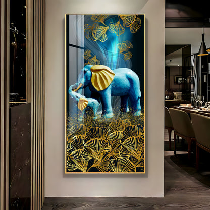 Mystical Elephants Premium Acrylic vertical Wall Art