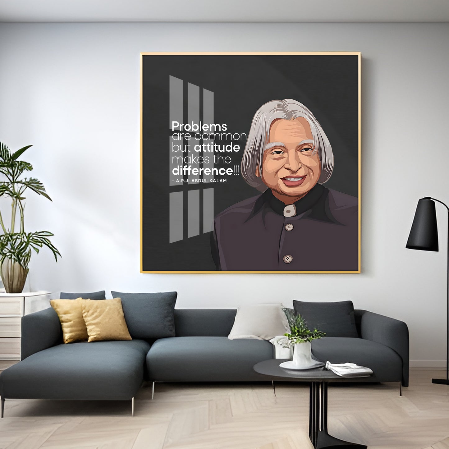 Dr. A.P.J  Abdul Kalam Premium Acrylic Square Wall Art