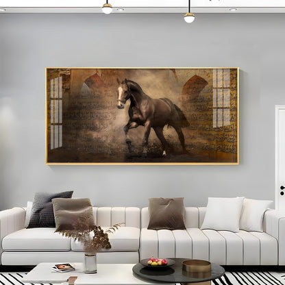 Persian Horse Premium Acrylic Vertical Wall Art