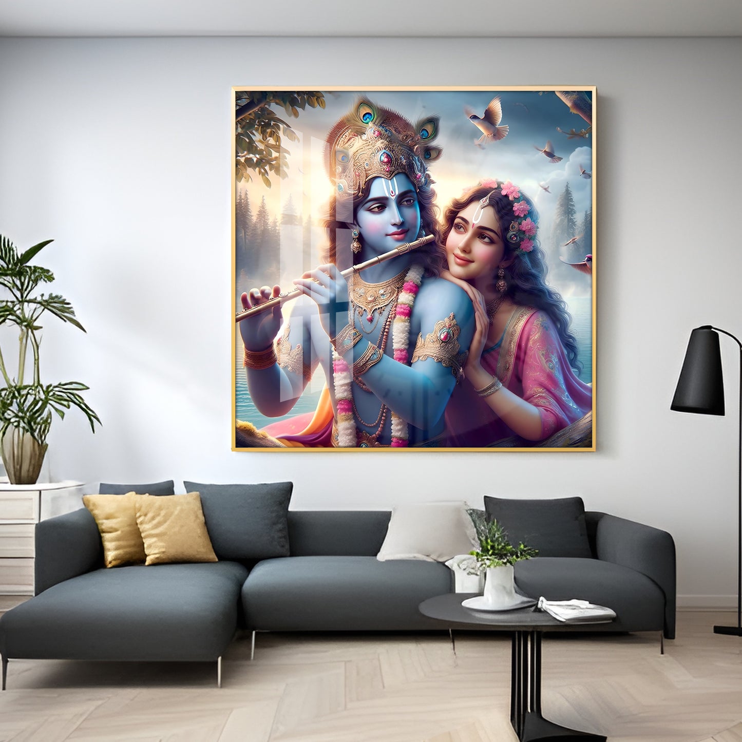 Sacred Love Premium Acrylic Square Wall Art