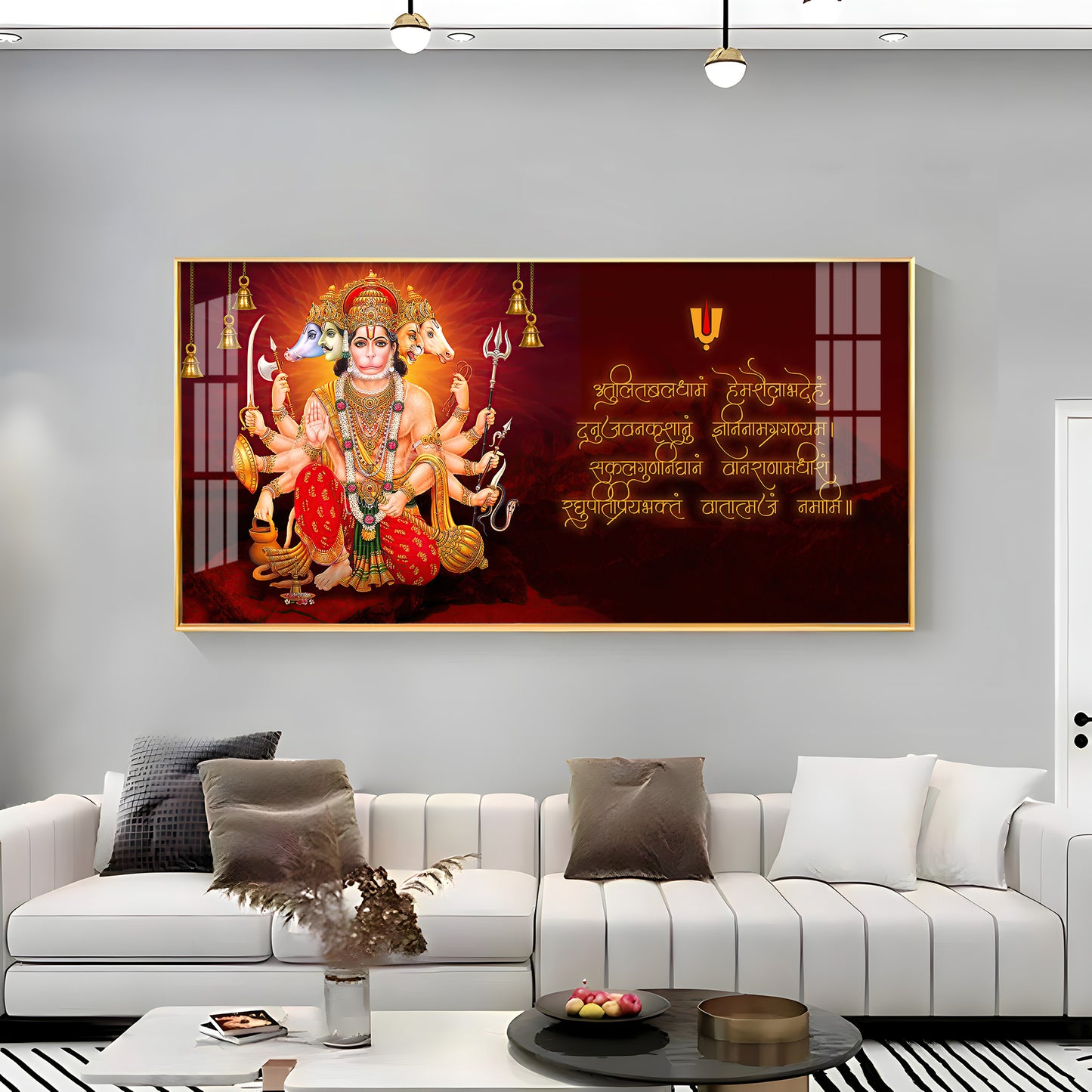 Sankat Mochan Premium Acrylic Horizontal Wall Art