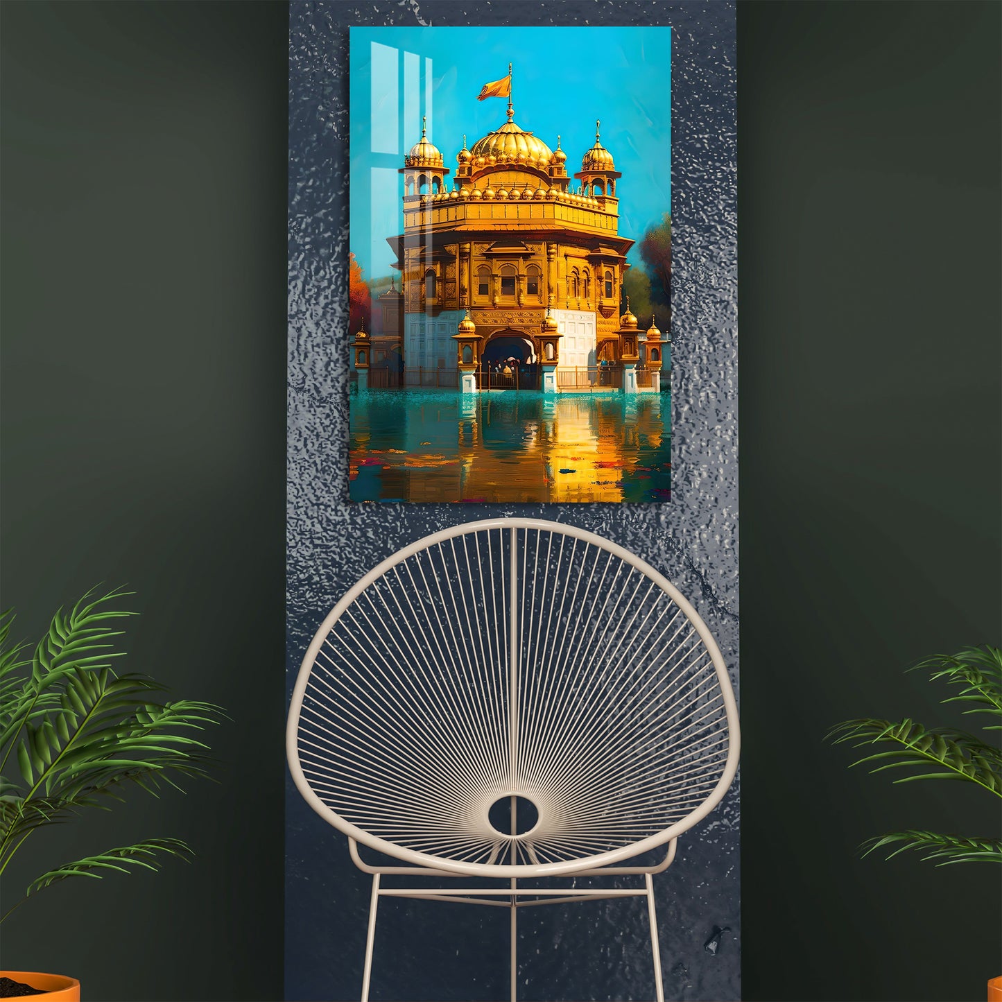 Beautiful Temple Acrylic Wall Art