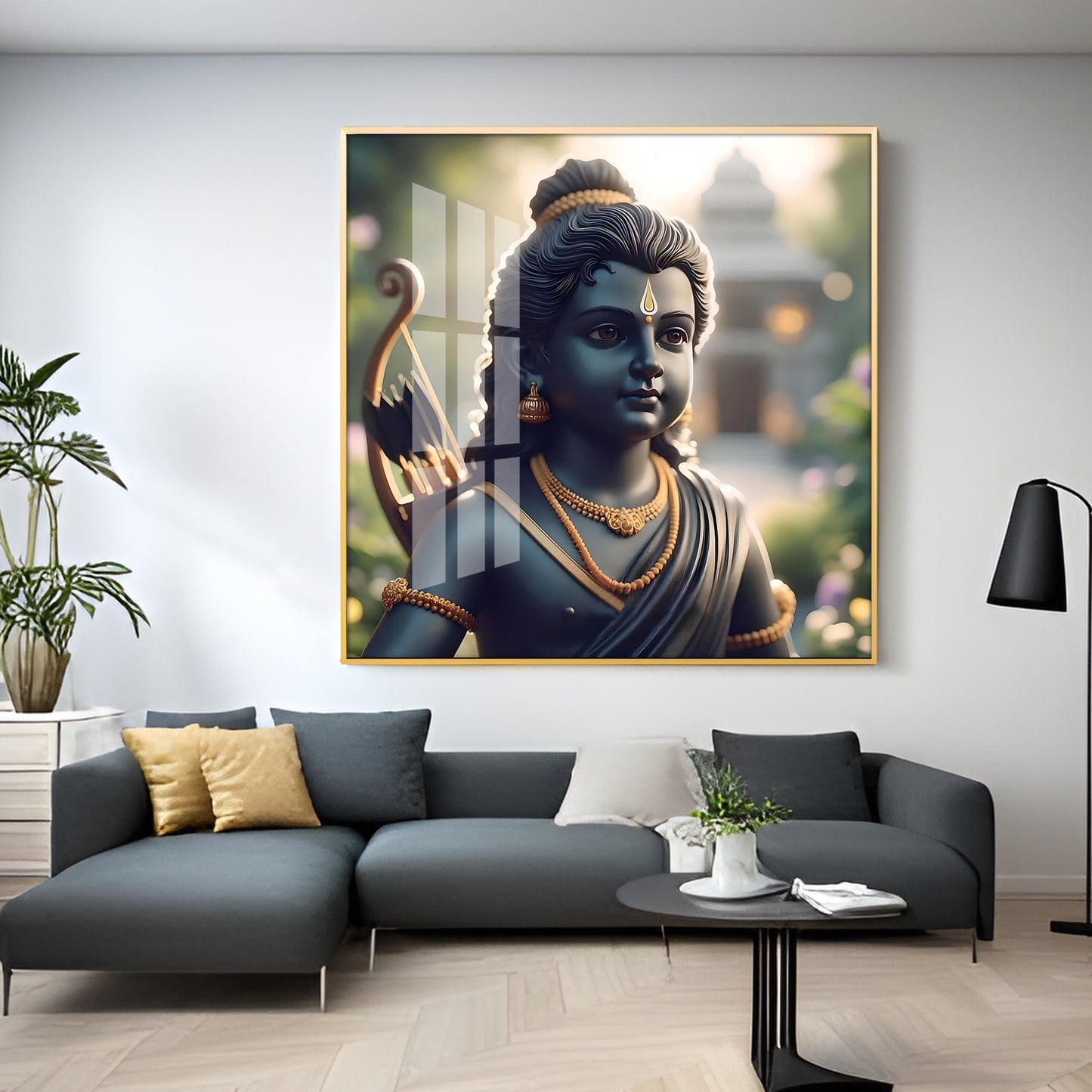 Baal Ram Premium Acrylic Square Wall Art