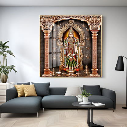 Kanya Kumari Devi Premium Acrylic Square Wall Art