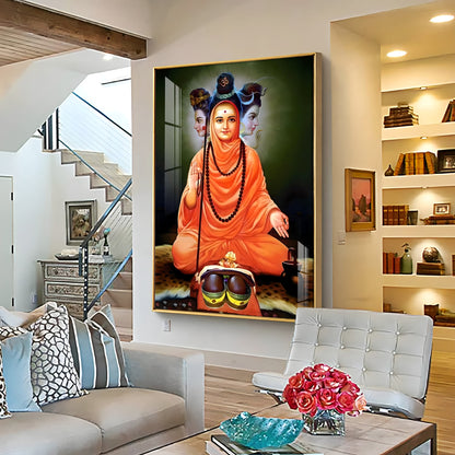 Portrait of Divine Authority Premium Vertical Acrylic Wall Art