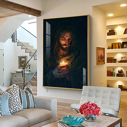 Jesus Christ Faithful Inspiration Premium Acrylic Wall Art