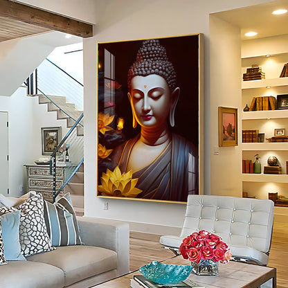 Perpetual Buddha Premium Acrylic Vertical Wall Art