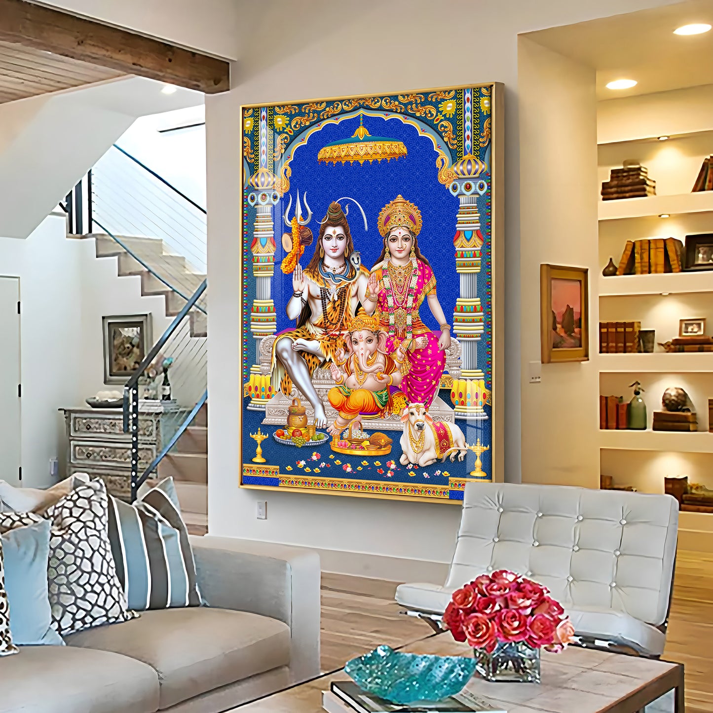 Divine Harmony Premium Acrylic Vertical Wall Art