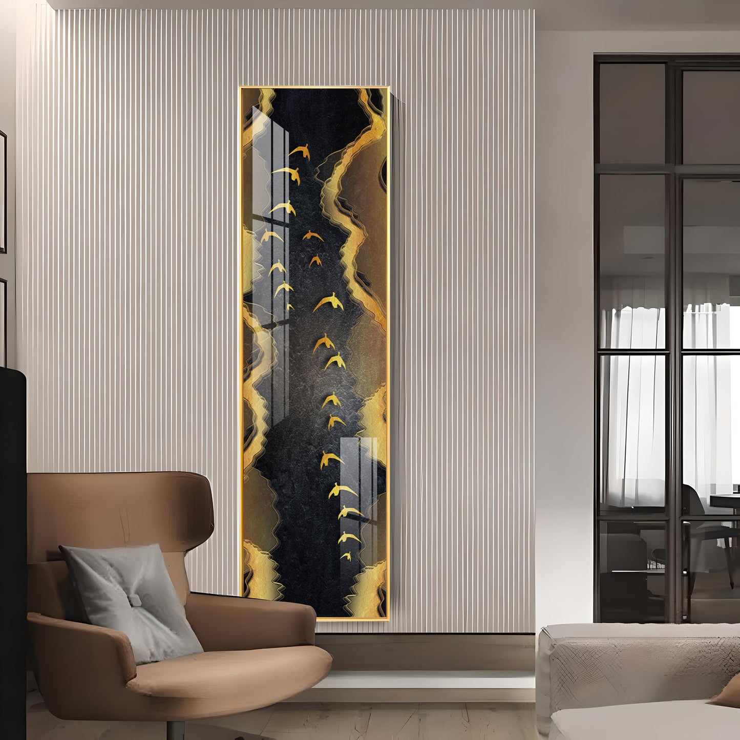 Mystic Ocean Premium Acrylic Vertical Wall Art