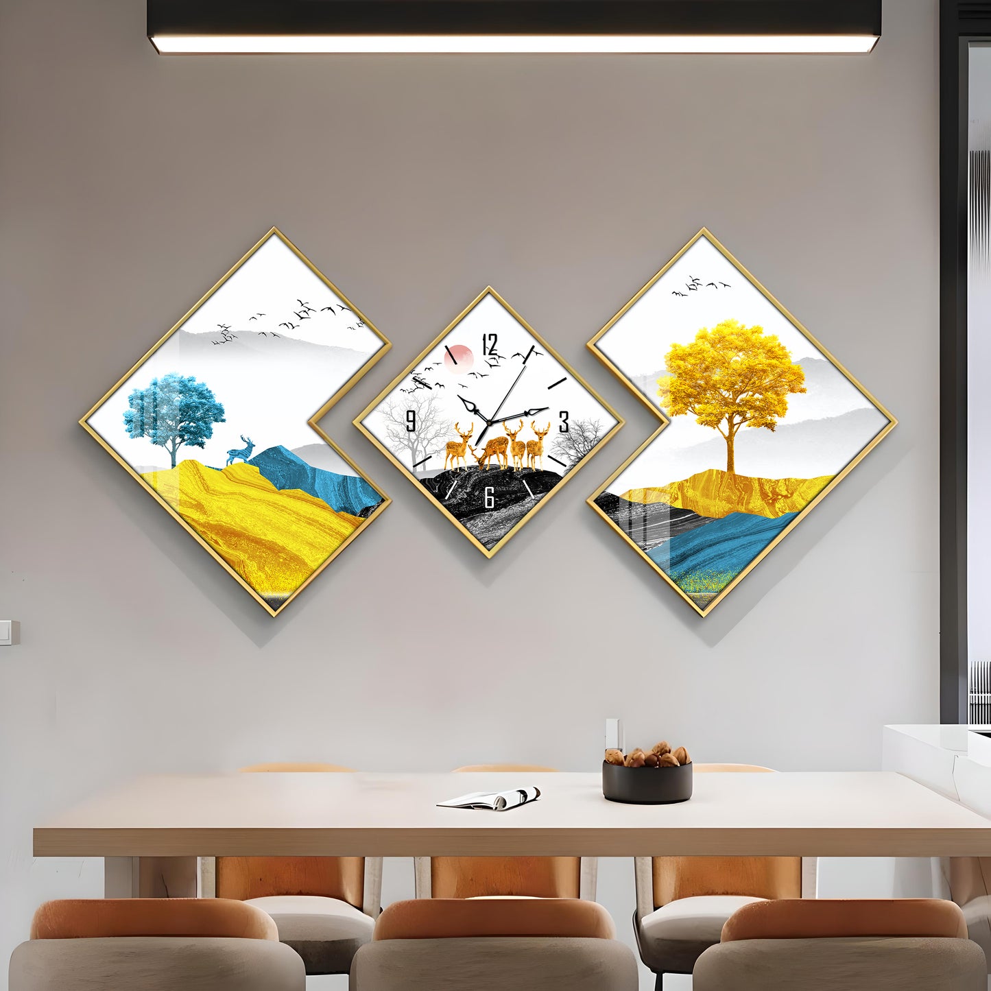 Forest Landscape Premium Acrylic Wall Clock