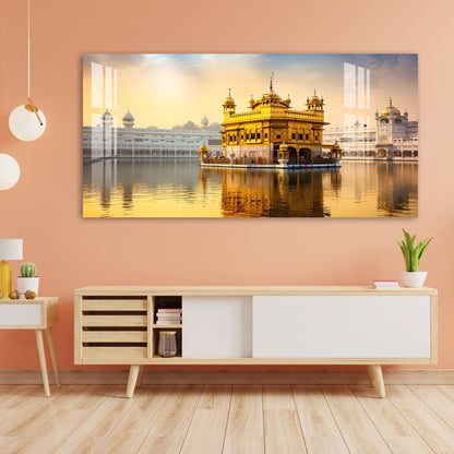 Holy Place Golden Temple Acrylic Wall Art