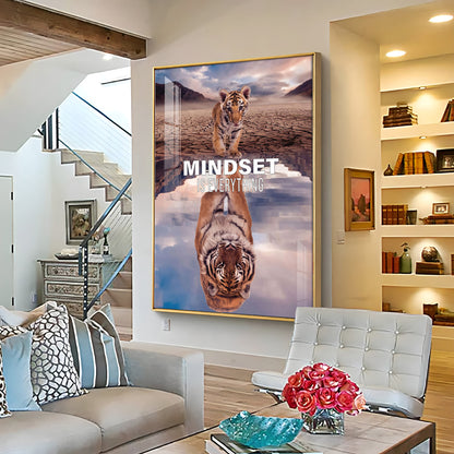 Mindset Is Everything Premium Acrylic Vertical Wall Art